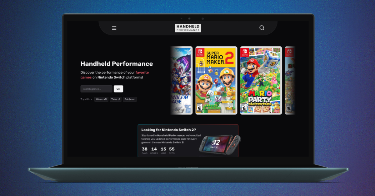 SWITCH DOCK VS HANDHELD PERFORMANCE visual data 3